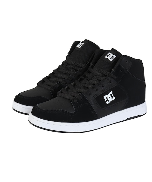 ディーシーシューズ（DC SHOES）スニーカー マンテカ4ハイカット ブラック ホワイト 24FWDM244006BKW ボーダーシューズ カジュアル クッ…