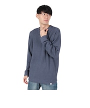 エルケクス(ELKEX)ポップコーンニット クルーネック EKM4FA0012 BLU