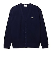 ラコステ（LACOSTE）ガーター編みVネックカーディガン AH0397-99166