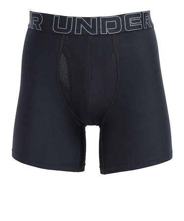 アンダーアーマー（UNDER ARMOUR）股下長め パフォーマンステック 6インチ アンダーウェア ボクサーパンツ S～4L ブラック 1387410 00…