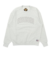 セッションズ(SESSIONS)ステッチ ロゴ クルー スウェットシャツ 247210 IVR