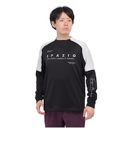 スパッツィオ(SPAZIO)サッカー フットサルウェア 袖パネル ミッド トレーニングトップ GE-1036-02