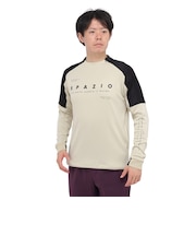 スパッツィオ(SPAZIO)サッカー フットサルウェア 袖パネル ミッド トレーニングトップ GE-1036-09