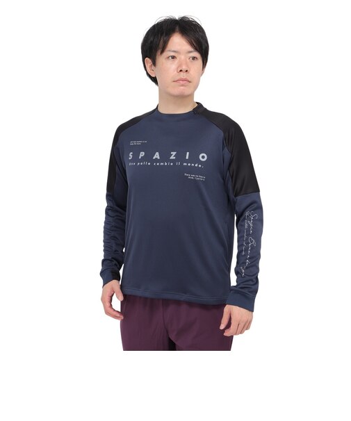 スパッツィオ（SPAZIO）サッカー フットサルウェア 袖パネル ミッド トレーニングトップ GE-1036-21
