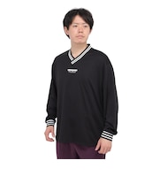 スパッツィオ(SPAZIO)サッカー フットサルウェア オーバーサイズ Vネック長袖プラシャツ GE-1037-02
