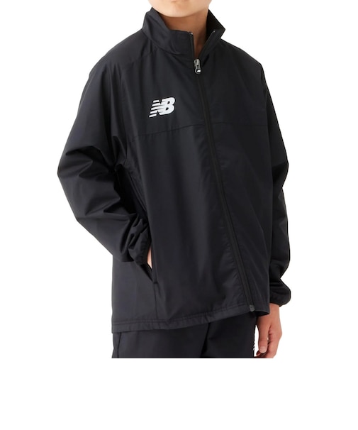 ニューバランス（new balance）フルジップ ウインドジャケット 裏地起毛トリコット ABJ45288BK