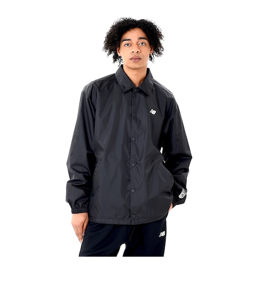 ニューバランス（new balance）コーチジャケット バスケウェア ブラック AMJ45184BK