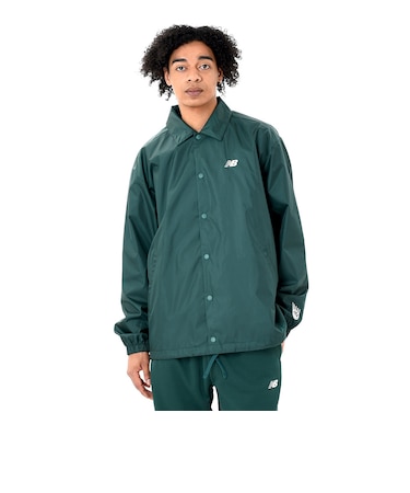 ニューバランス（new balance）コーチジャケット バスケウェア グリーン AMJ45184NWG