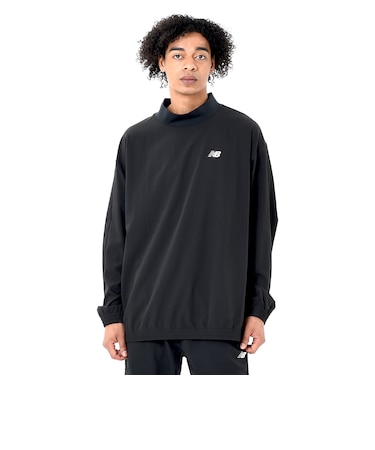 ニューバランス（new balance）バスケットボールウェア ストレッチウィンドシューティング モックネックトップ AMT45182BK