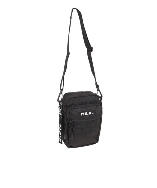 アクティブ フロントポケット MOLLE ショルダーバッグ 103224053003-BLACK
