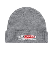 エクストララージ(XLARGE)帽子 OVAL EMB.ニットキャップ 101243051004-GREY