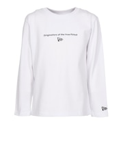 ニューエラ(NEW ERA)ユース 長袖 コットン Tシャツ Circle OOTTF ホワイト 14325135