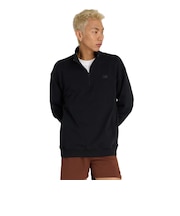 ニューバランス(new balance)Athletics フリース クオータージップトップ MT43501BK