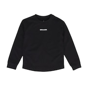 ジュニア ポリテンジク ロゴ ロングスリーブTシャツ CT4F0057-TR865-GRHD BLK
