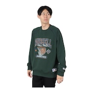 ラッセル(RUSSELL)HighCotton カスレプリント スウェットシャツ RBM24F0004 GRN