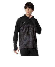 ミズノ（MIZUNO）サッカーウェア ストレッチフリースシャツ ハーフジップ P2MCB51609
