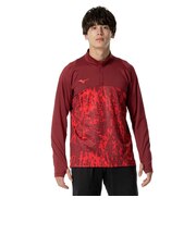 ミズノ(MIZUNO)サッカーウェア ストレッチフリースシャツ ハーフジップ P2MCB51666