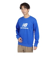 ニューバランス(new balance)Stacked Logo クルーネック スウェットシャツ MT41500BUL