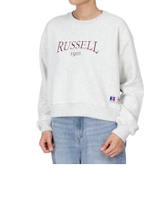 ラッセル(RUSSELL)HighCO ショート丈 カレッジ スウェットシャツ RBL24F1001 MGRY