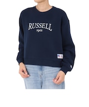 ラッセル(RUSSELL)HighCO ショート丈 カレッジ スウェットシャツ RBL24F1001 NVY
