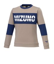 ミズノ(MIZUNO)ジュニア 長袖 スウェット クルーネック シャツ 32JCB96648