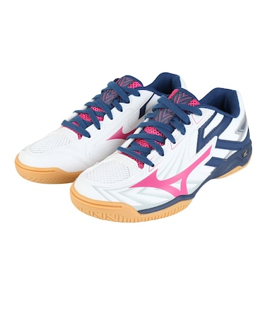 ミズノ（MIZUNO）卓球シューズ レディース ウエーブカイザーブルク8 81GA242004