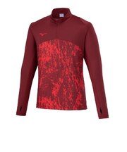 ミズノ(MIZUNO)サッカーウェア ジュニア ストレッチフリースシャツ ハーフジップ P2MCB51666 JR