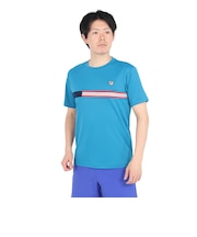 フィラ（FILA）テニスウェア 胸切替ライン バックホールメッシュ ゲームシャツ VM5702-12A