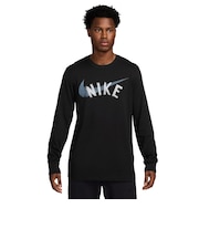 ナイキ(NIKE)ドライフィット スウッシュ 長袖Tシャツ HF6133-010