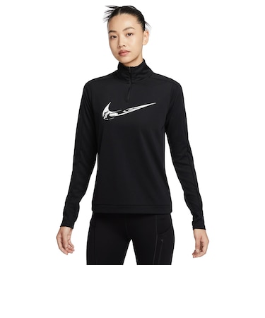 ナイキ（NIKE）スウッシュ ドライフィット 1/4ジップ ランニング ミッドレイヤー FV6388-010