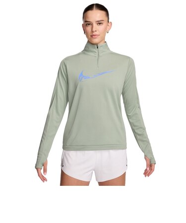 ナイキ（NIKE）スウッシュ ドライフィット 1/4ジップ ランニング ミッドレイヤー FV6388-370