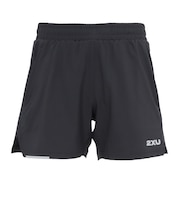 ツー・タイムズ・ユー(2XU)エアロ 5インチ ショートパンツ インナー付き MR6903B-BLK/SRF