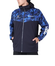 デサント(DESCENTE)HEATNAVI グラフィック スリーブフルジップジャケット DMMWJF30 BLNV