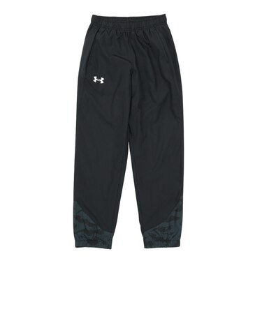 アンダーアーマー（UNDER ARMOUR）ジュニア トリコット ラインド プリント ウーブン パンツ 1388287 001