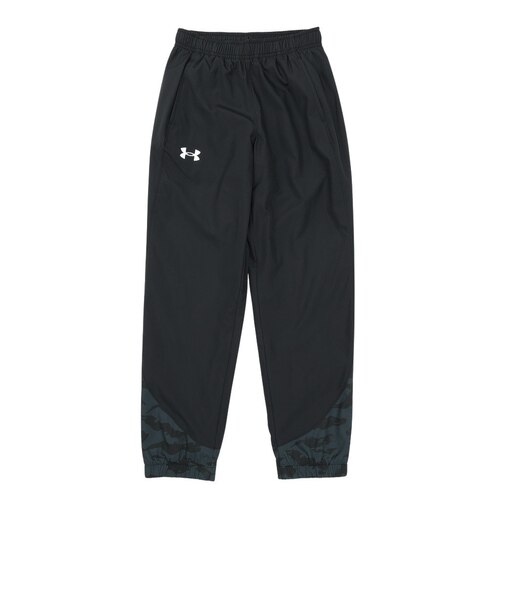 アンダーアーマー（UNDER ARMOUR）ジュニア トリコット ラインド プリント ウーブン パンツ 1388287 001