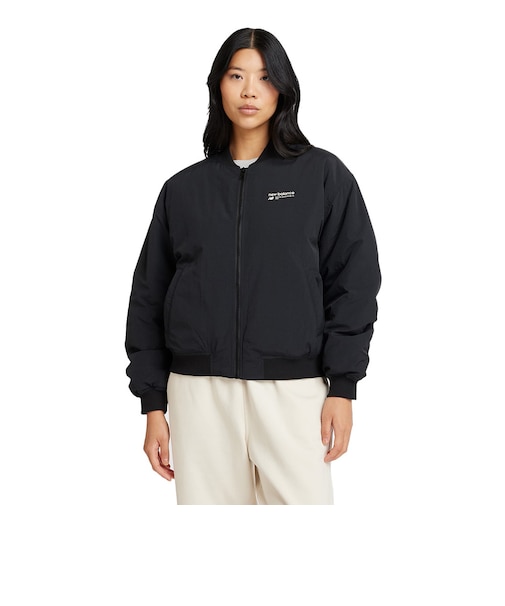 ニューバランス（new balance）Linear Heritage ウーブンパデッド ボンバー ジャケット WJ33507BK