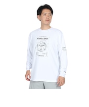 コンバース（CONVERSE）バスケットボールウェア プリントロングスリーブシャツ CB242367L-1100