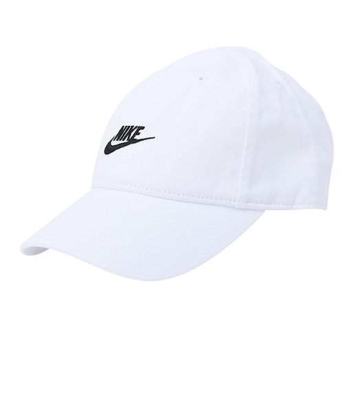 ナイキ（NIKE）帽子 ジュニア NAN FUTURA CURVE BRIM キャップ 白 8A2902-001 ランニング ジョギング スポーツ 運動