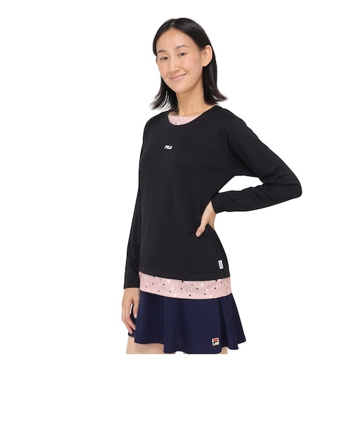 フィラ（FILA）テニスウェア ロングスリーブ フェイク Tシャツ FL7006-08