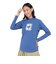 ルコックスポルティフ（lecoqsportif）テニスウェア モックネック 長袖シャツ ロングスリーブ LN4FLT11L BL00