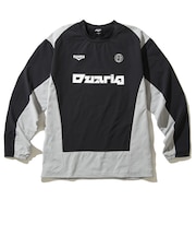 デュアリグ(DUARIG)サッカーウェア 裏メッシュ長袖ピステ 4F0005-SCWR-741EG BLK