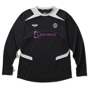 デュアリグ(DUARIG)サッカーウェア ドライプラス ロングスリーブ プラシャツ 4F0012-SCWR-741HD BLK