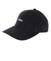 オベイ(OBEY)LOWERCASE コーデュロイ 6 パネル キャップ 100580378BLK