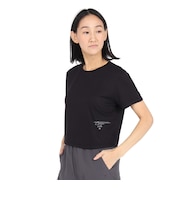 ジーフィット(G-FIT)クロップド ショートスリーブトップ GA-C668TS-B