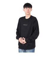 ハーレー(HURLEY)オールド イングリッシュ スウェット クルー スウェットシャツ MCFL242022-BLK