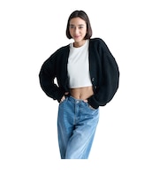 ロキシー(ROXY)WISH UPON THE AURORA カーディガン 24FWRSR244022BLK