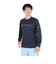 ファイテン（PHITEN）バレーボールウェア 長袖Tシャツ ネイビーピンク 3124JG62600