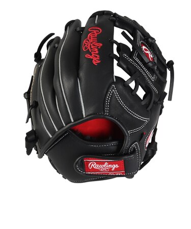 ローリングス（Rawlings）少年軟式用グラブ オールラウンド用 野球グローブ ジュニア グラブ シュアキャッチ BFS ブラック GJ4SCBFS-B