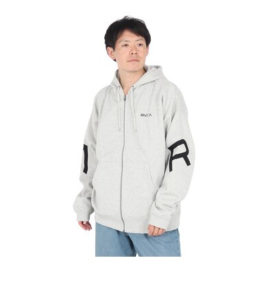 ルーカ（RVCA）FAKE RVCA フルジップ フーディーパーカー BE042044 HGR