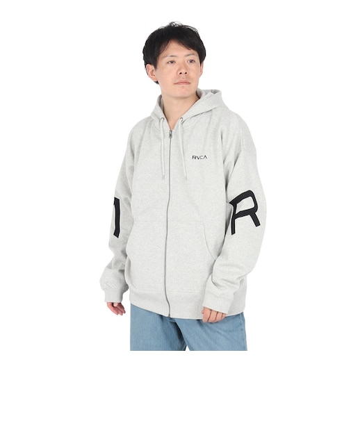 ルーカ（RVCA）FAKE RVCA フルジップ フーディーパーカー BE042044 HGR